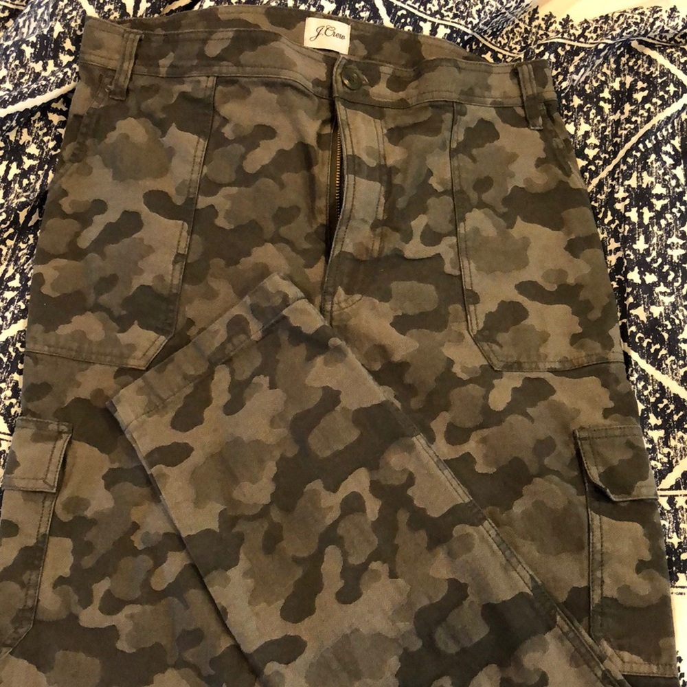 J.Crew Camo Cargo Jeans Size 30 Tall (10)
